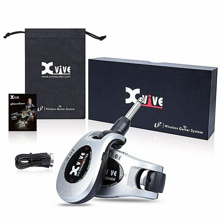 Grey Systems - Xvive U2 Wireless Guitar System 2.4GHZ | Digital Transmitter & Receiver | Gray