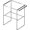Chrome, variant on Duravit 0031014600 Durasquare 26 1/8" X 17 3/4" Console - Black