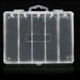 thumbnail image 3 of Petits Contenants de Rangement en Plastique Appâts de Pêche en Plastique Hameçon Équipement Boîte de Rangement Étui Contenant 5 Compartiments Petite Boîte de Rangement en Plastique, 3 of 8