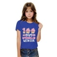 thumbnail image 1 of Xihbxyly Camiseta con Estampado Escolar, Linda Camiseta de Cuello Redondo, Tela Suave y Transpirable, Blusa Casual para Niñas, Uso Diario, Moderna y Linda, Celebración de 100 Días, de 3 a 14 Años, Re, 1 of 6