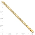 thumbnail image 2 of 10K Yellow Gold 3.5Mm Solid Double Link Charm Bracelet (Width 3.5) (Length 5.5) - Jbsp, 2 of 5