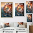 thumbnail image 4 of Designart "Sunlit Waves Beach Photo VIII" Nautical & Beach Floater Framed Canvas Print, 4 of 7