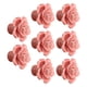 thumbnail image 1 of Scienceny Manijas de cerámica del gabinete de la flor única para el botón de cerámica del pomo de puerta de cerámica de la flor decorativa Artesanía rosa, 1 of 6