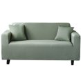 thumbnail image 1 of English sofa cover Solid Color Jacquard Fabric sofa cover All-in-One Universal sofa cover, 1 of 5
