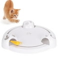 thumbnail image 4 of Electric Cat Toy,Automatic Turntable Electric Cat Smart Teasing Cat Toy Cat Turntable Toy Smooth Operation, 4 of 14