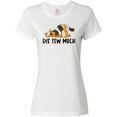 thumbnail image 3 of Inktastic Napping Dis Tew Much Longhair Calico Cat Women's T-Shirt, 3 of 5