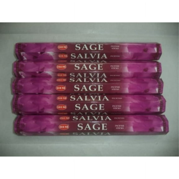 hem sage 100 incense sticks (5 x 20 stick packs)