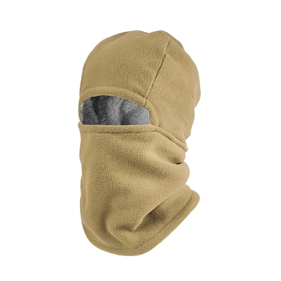 Men Women Outdoor Winter Balaclava Face Mask Ski Mask Neck Warmer Windproof Cold Weather Cycling Sports, Beige