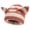 Pink+Beige, variant on Warm Lazy Beanie - A soft Everyday Beanie With A Chunky Knit Fabric