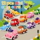 thumbnail image 2 of Set de coches de juguete TGXLAK con motor de fricción para niños pequeños de 1 a 3 años, 2 of 8