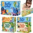 thumbnail image 2 of Interactive Learning Activity Board Toy – Busy Board with 10 Educational Themes, Reusable Sticker Books for Developing Fine Motor Skills, Colors, Letters And Numbers, 2 of 9