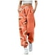 thumbnail image 1 of WILLBEST Pantalones Casuales Para Mujer: Elegante Diseño de Cintura Alta Con Bolsillo y Cordón Para Un Ajuste Relajado, Ideales Para Uso Diario y Para Combinar Con Estampados de Halloween., 1 of 4