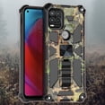 thumbnail image 3 of Cass Creations Case for Motorola Moto G Stylus 5G 2021, Military Grade Armor Case Kickstand Phone Cover with Tempered Glass Screen Protector - Hunting Camo Green, 3 of 5