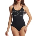 thumbnail image 2 of COMVALUE Seamless Tummy Control Hip Butt Lifter Shapewear Waist Trainer Bodysuit Women Clothing Full Body Shaper (Grey, S), 2 of 7