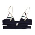 thumbnail image 2 of Tavik Womens Jessi Cutout Bikini Swim Top, Blue, Small, 2 of 2