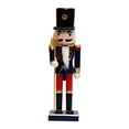 thumbnail image 2 of Abbracc Christmas Decor Crafts Tabletop Decoration Table Centerpiece Nutcracker Figurine Blue, 2 of 9