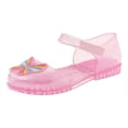 thumbnail image 4 of SGMVNU Little Girls Jelly Sandals Closed Toe Soft Rubber Sole Water Beach Shoes Summer Mary Jane Kids Princess Dress Flat, Size 6.5-7 Years, Pink, 4 of 9