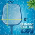thumbnail image 3 of U.S. Pool Supply Professional 12" Swimming Pool Leaf Skimmer Net - Fine Mesh Netting, Clean Pool, Spa, Hot Tub, Pond - Cleanout Leaves Fast, Debris Pickup Removal, Fits Standard Swimming Pool Pole, 3 of 5