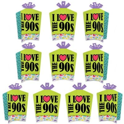 90 S Throwback Table Decorations 1990s Party Fold And Flare