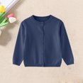 thumbnail image 4 of Grblisyd Girls Cardigan Sweater 2026 Fall Kids School Uniforms Casual Button Down Sweaters Tops Winter Warm Jacket, 4 of 4