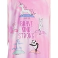 thumbnail image 4 of Wonder Nation Girls Long Sleeve Fleece Sleep Gown, Sizes 4-18 & Plus, 4 of 5