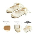 thumbnail image 5 of Toddler Little Girl Champagne Gold Dress Shoes Size 11 - Girl Ballet Flats Wedding Party, 5 of 6