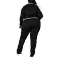 Haite Women Plus Size 2 Piece Tracksuit Crewneck Ladies Oversized Long