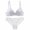 White, variant on Levmjia Women Floral Lace Lingerie Set Two Piece Panty Adjustable Thin Straps Underwire Support Thin Cup Soft Breathable Outfit Daily Honeymoon Romantic Private Bedroom Night