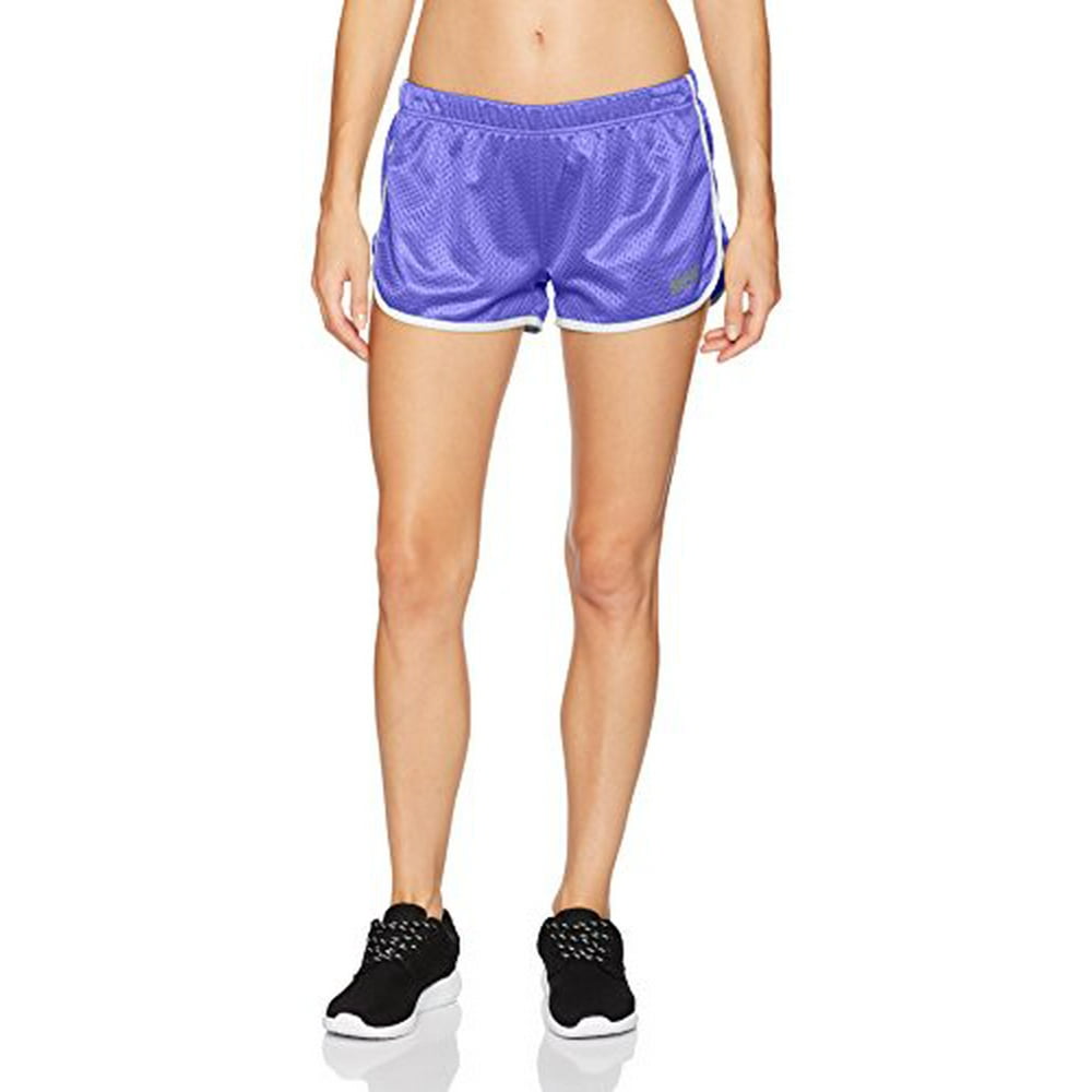 Soffe soffe women's juniors retro birds eye mesh short, neon purple