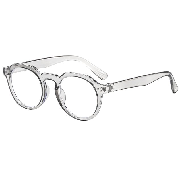 Miroir Plat de Mode Irrégulier Anti-Lumière Bleue Rétro Multicolore Plein Cadre en Verre