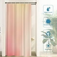 thumbnail image 3 of Pink Sweet Gradient Decor Shower Curtain,Romantic Bathroom Decor Polyester Fiber Plastic Rings Quick-Drying Waterproof for Bathtubs/Bathroom, 72x36 inches, 3 of 6