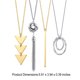 thumbnail image 2 of Collares largos Minnieouse para mujer colgante geométrico 4 piezas, 2 of 5