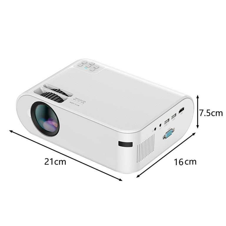 WiMius P62 500 ANSI 4K WiFi Bluetooth Projector w 100 Towond Projection  Screen