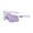 (Polished Translucent Lavender) Lavender Mirror, variant on Speedcraft Sunglasses - Soft Tact Black; HiPER Red Multilayer Mirror