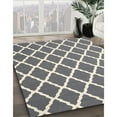 thumbnail image 2 of Ahgly Company Indoor Rectangle Contemporary Gray Trellis Area Rugs, 5' x 8', 2 of 6