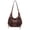 Coffee, variant on Women Vintage Suede Fringe Hobo Bag Tote Shoulder Bag Crossbody Bag and Hippie Western Cowgirl Purse Shoulder Bag