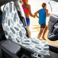 thumbnail image 4 of XYZCANDO Blue Tropical Leaf Print Car Seat Towel Cover - Waterproof Sweatproof Protector - Universal Fit for Cars, SUVs, Trucks - Moisture-Wicking & Stain Resistant, 4 of 9