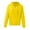 Yellow, variant on sususu Mens Hoodies Pullover Solid Color Zip Up Hooded Sweatshirt With Front Pockets Casual Pullover Jacket For Outdoor Athletic Wear,Yellow,XXXL