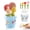 Rainbow, variant on Ceramic Flower Pot Measuring Cups & Spoons Set, Polygonal Floral Measuring Tools with Pot Base Holder, Multipurpose Dry & Liquid Measuring Utensils, Cute Baking Gift for Home Bakers (Blue)