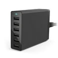 thumbnail image 1 of AC Charger, 6-Port Multi USB Charger, 50W Power Adapter Compatible with iPhone 13/12/Pro/Max/Galaxy S20 /Note/Macbook Air for Travel/Office, 1 of 5