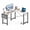 White 50.00 x 43.30 x 29.50 inch, variant on Alvantor L-Shaped Gaming Computer Desk with CPU Stand for Home Office