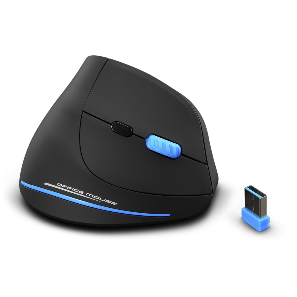 Zelotes F-35A Vertical Wireless Gaming Mouse Adjustable 2400DPI Optical
