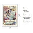 thumbnail image 2 of Lefèvre-Utile Biscuits Champagne - Vintage Advertising Poster by Alphonse Mucha c.1897 - Master Art Print (Unframed) 13in x 19in, 2 of 4