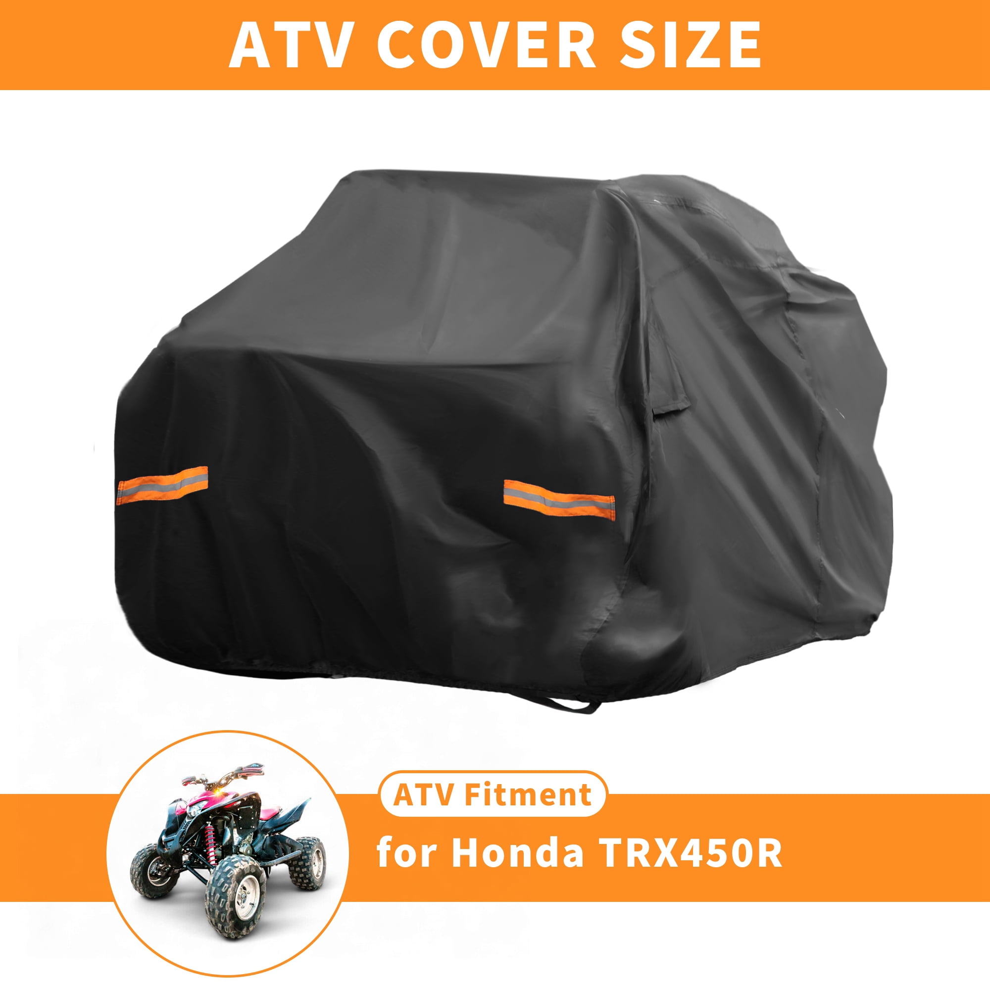 Unique Bargains ATV Cover for Honda TRX450R 4 Wheelers Quad Cover