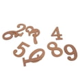 thumbnail image 1 of Wooden Numbers Sticker, 0 To 9 10 Pcs Wooden Numbers Wood Crafts  For Photo Album Stickers For Handmade Decorations For DIY Craft, 1 of 8
