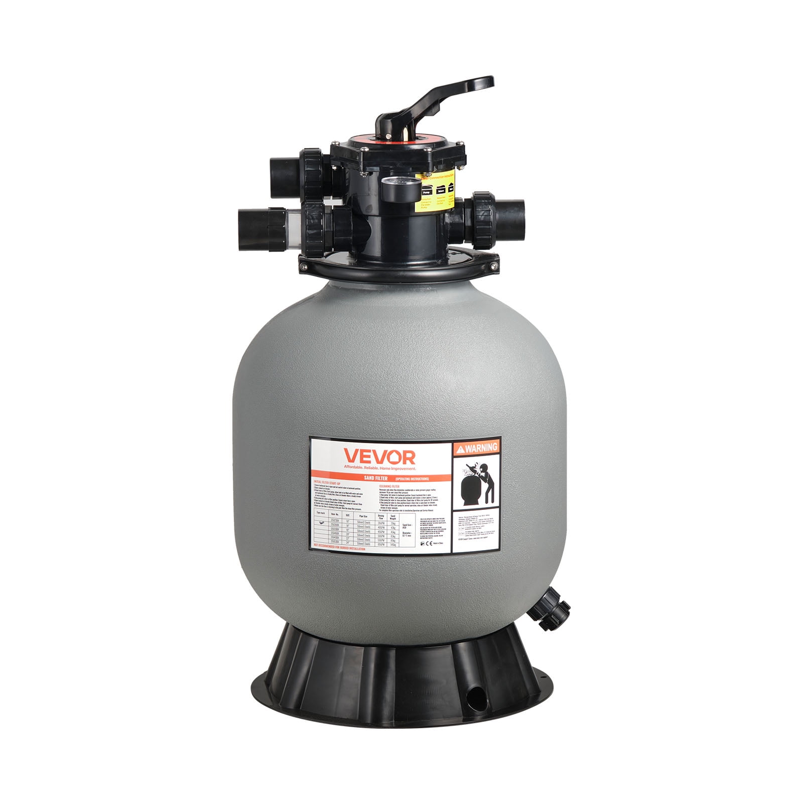 Pentair 262506 Top Mount Multiport Valve 1-1/2