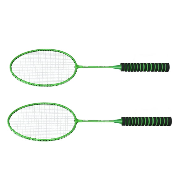 M Buder Badminton Racket Set Split Type Soft Nylon Handle Iron Alloy Double Rackets Boys Girls Kids Sports 24.02 inches / 61 cm Length