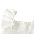 thumbnail image 4 of Robes d'Été pour Bébé Fille, Tenues Décontractées à Fleurs, Robe à Volants, Vêtements de Plage, Blanc, 3-4 Ans, 4 of 7
