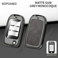 thumbnail image 3 of For MG B 3 buttons key case ZS GT GS MG3 MG5 MG6 MG7 MG Accessories Key Shell Zinc alloy+leather Car Key Case Cover, 3 of 12