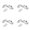 Silver 4PCS, variant on 1Pc Practical Stainless Steel Kitchen Gadget Garlic Ginger Cutter Peeler Tools,One Size,Gold